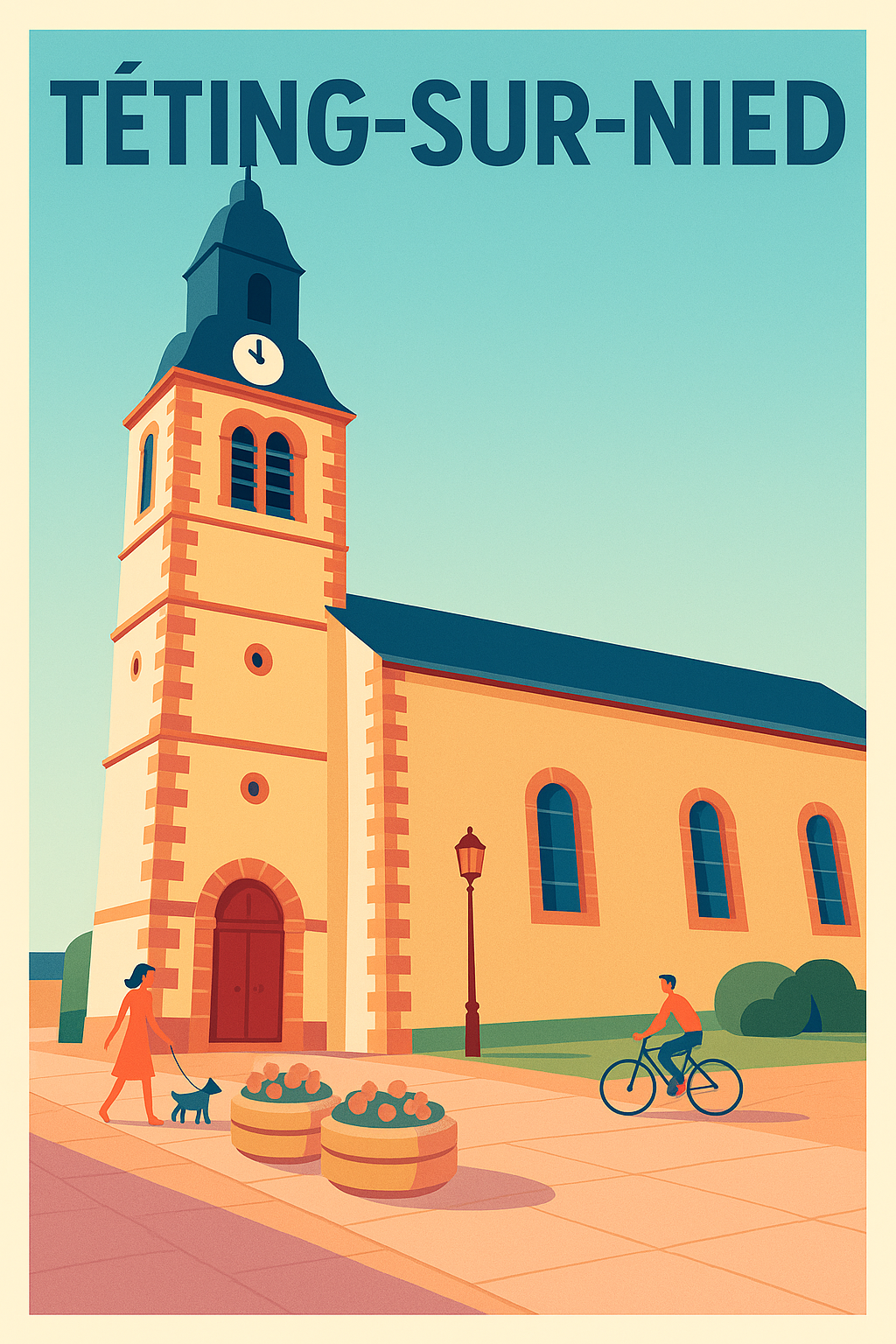 Affiche de Teting-sur-Nied - Charme tranquille au cœur du village