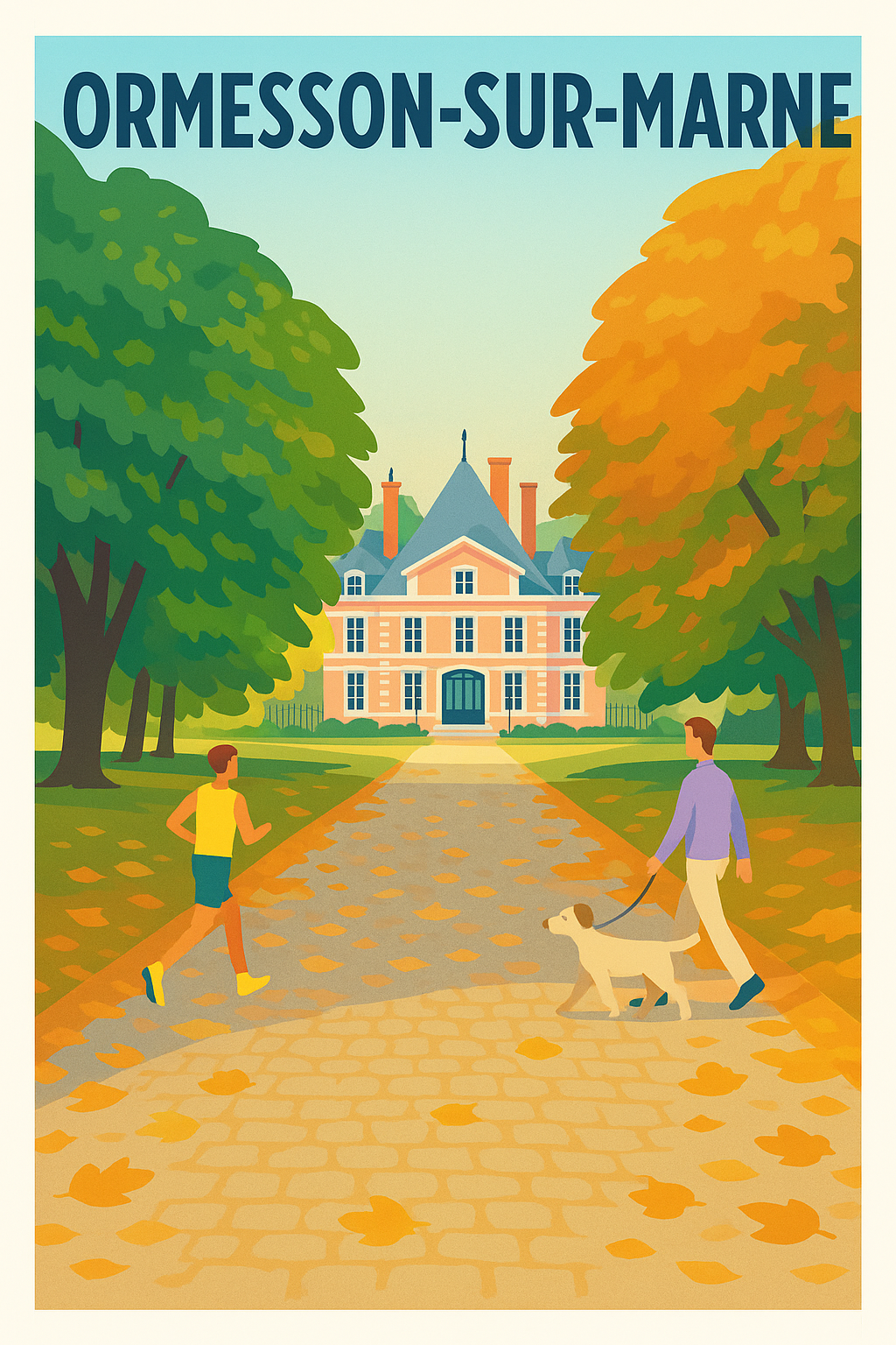 Affiche de Ormesson-sur-Marne - Douceur automnale au château