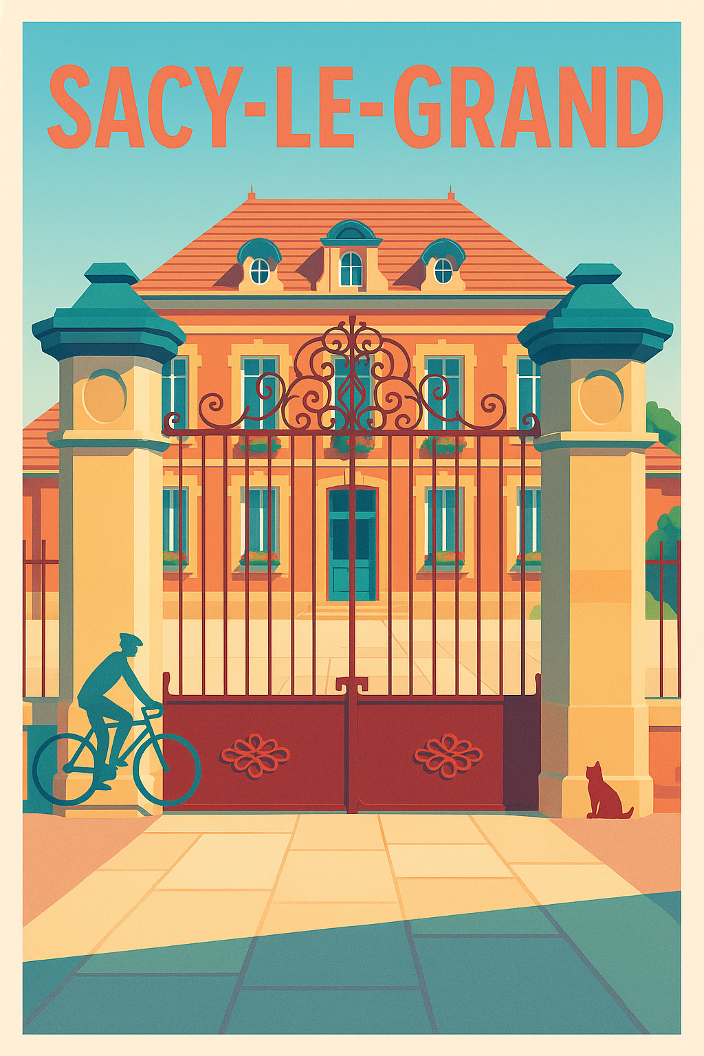 Affiche de Sacy-le-Grand - Charme et élégance à la porte du domaine