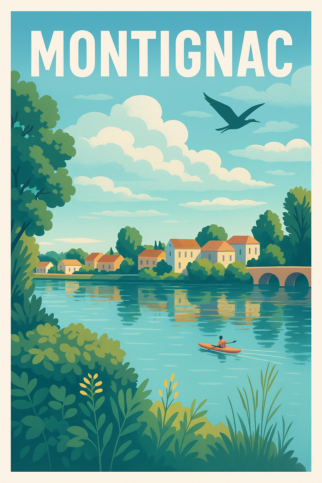 Affiche de Montignac - L'évasion paisible au fil de l'eau