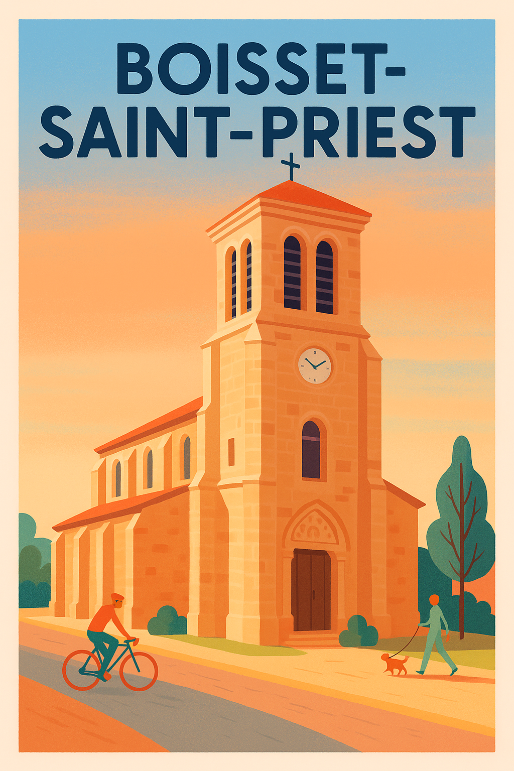 Affiche de Boisset-Saint-Priest - Charme et sérénité au cœur du village