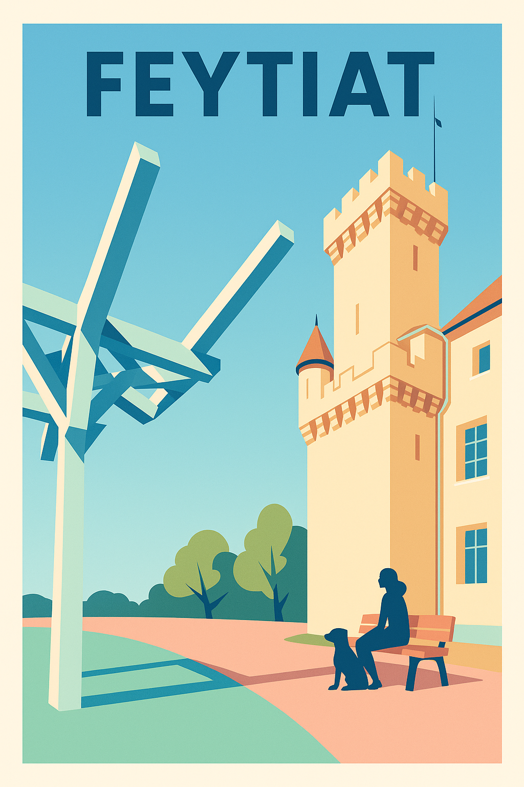 Affiche de Feytiat - Tranquillité et patrimoine en harmonie
