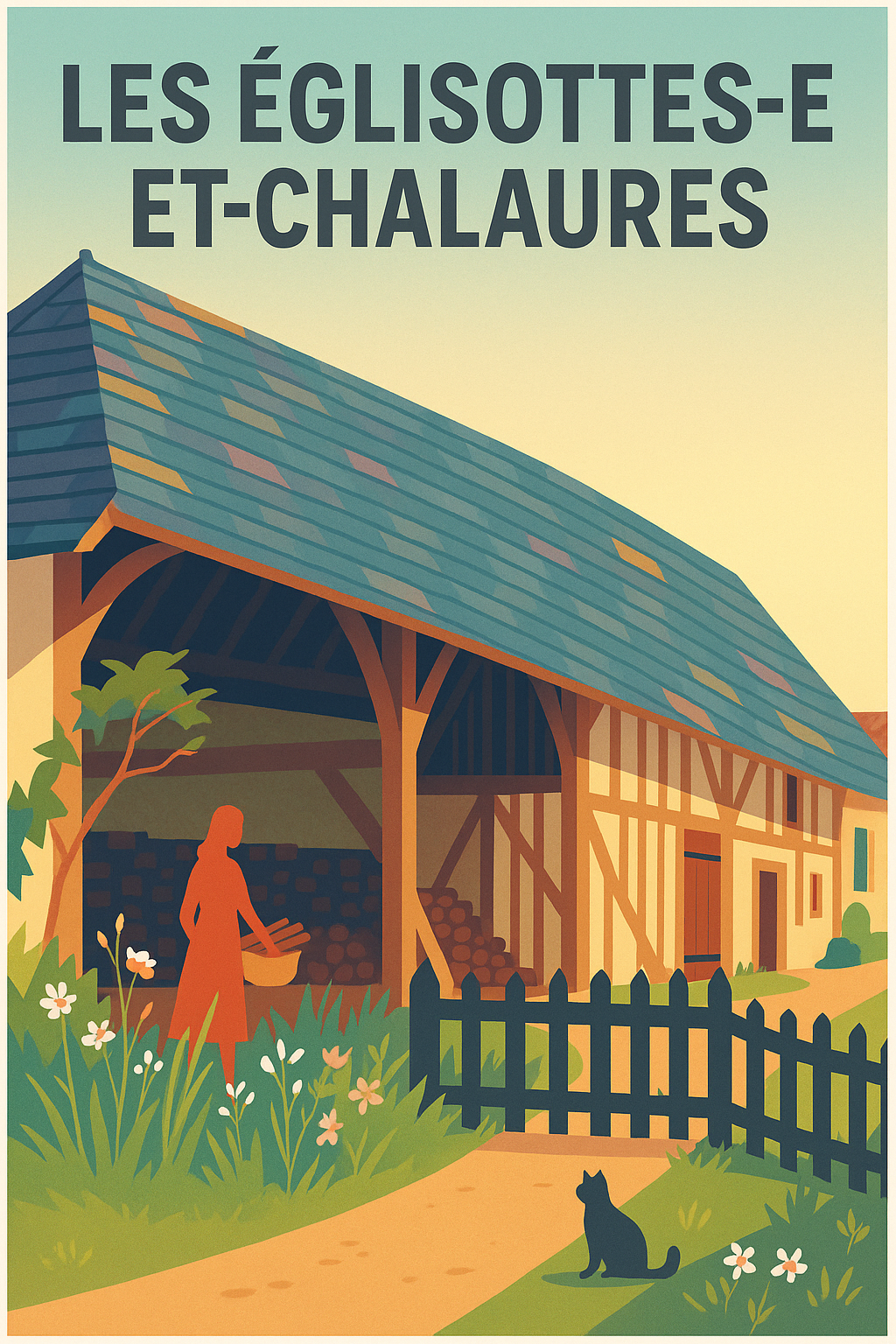 Affiche de Les Églisottes-et-Chalaures - Charme rural et douceur de vivre