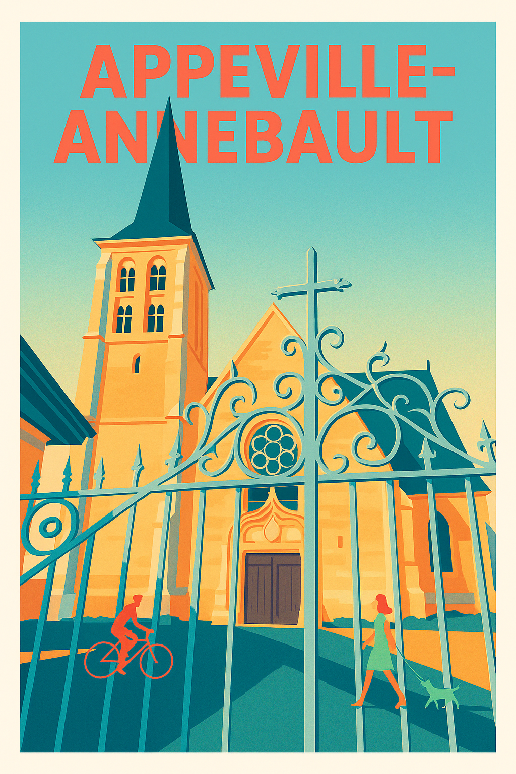 Affiche de Appeville-Annebault - Charme et sérénité normandes