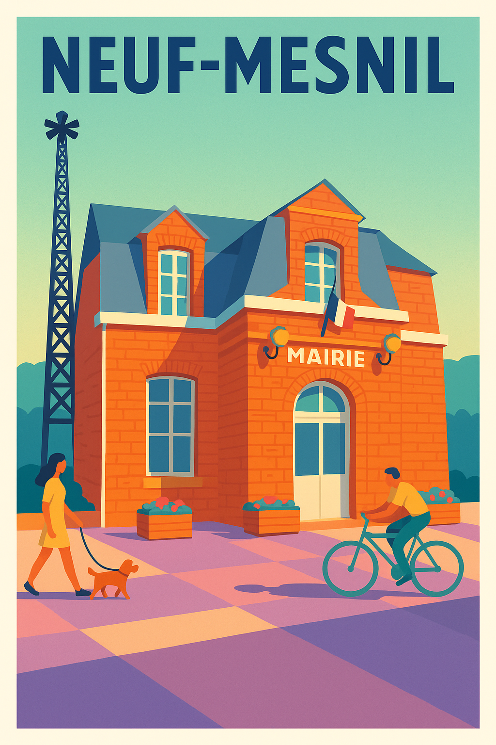 Affiche de Neuf-Mesnil - Charme paisible du cœur de village
