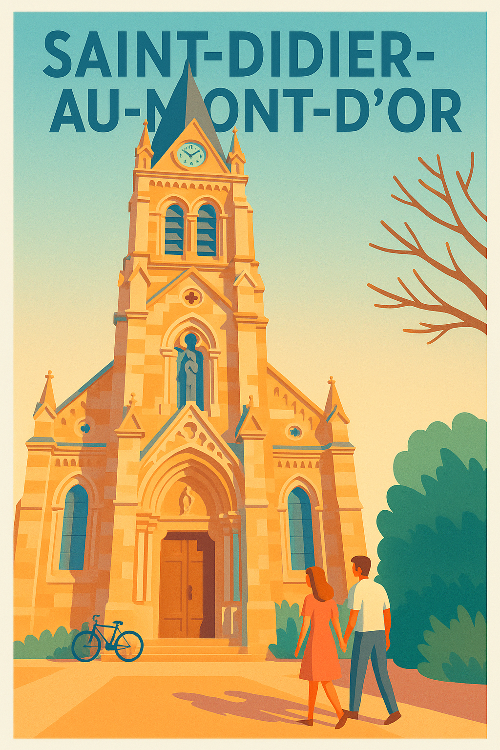 Affiche de Saint-Didier-au-Mont-d'Or - Charme et élégance au cœur du Mont d'Or