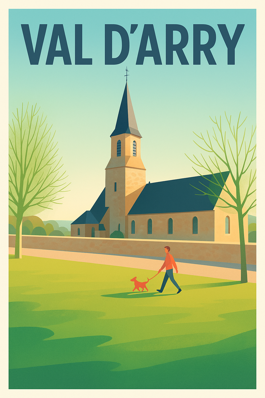 Affiche de Val d'Arry - Tranquillité et charme campagnard