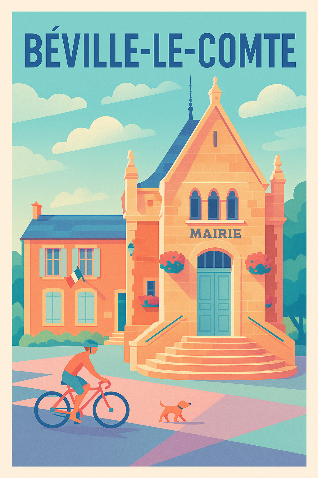 Affiche de Béville-le-Comte - Charme et douceur en mairie