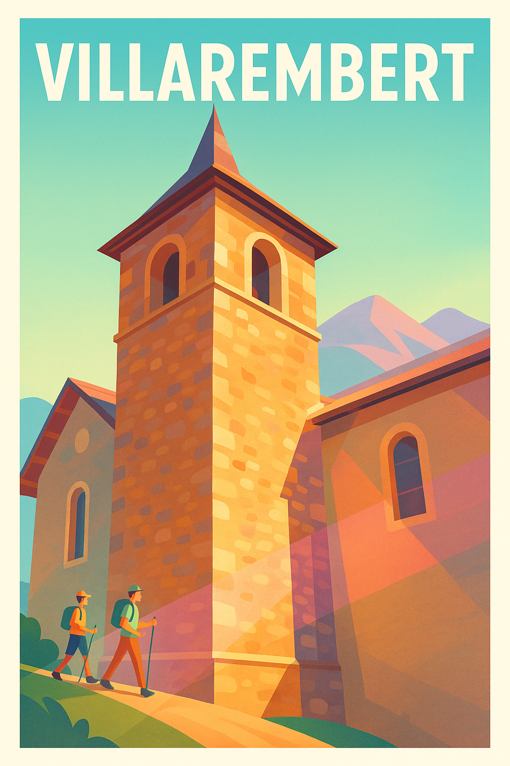 Affiche de Villarembert - Une escapade au cœur des Alpes