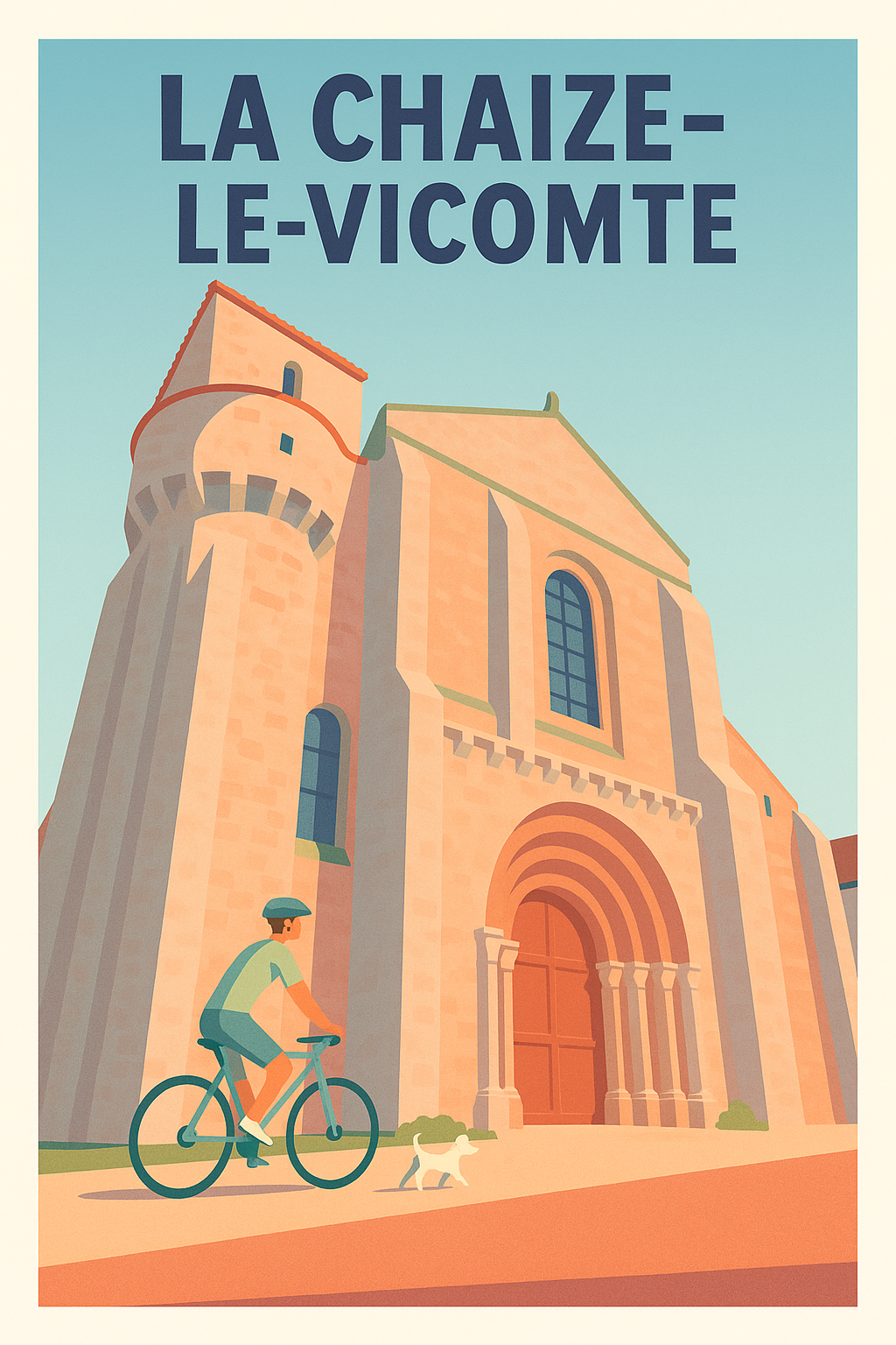 Affiche de La Chaize-le-Vicomte - Harmonie et Patrimoine à Vélo