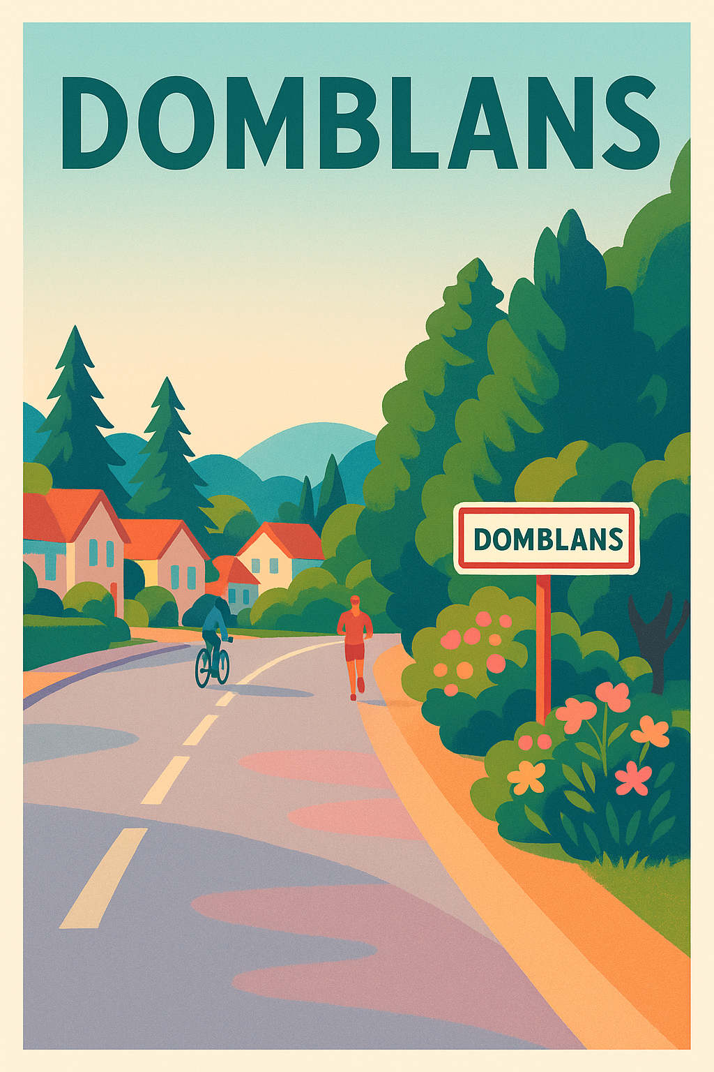 Affiche de Domblans - Escapade Nature et Douceur de Vivre