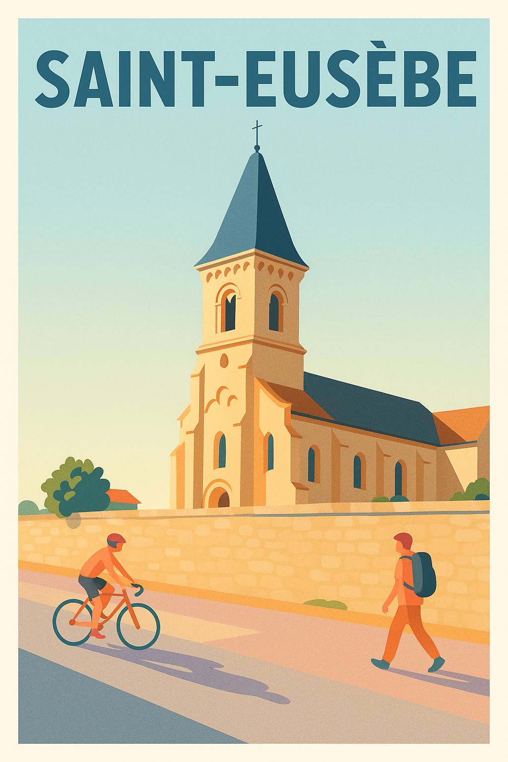 Affiche de Saint-Eusèbe - L'élégance patrimoniale au fil du temps