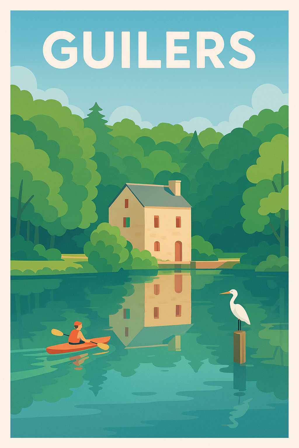 Affiche de Guilers - Évasion paisible en pleine nature