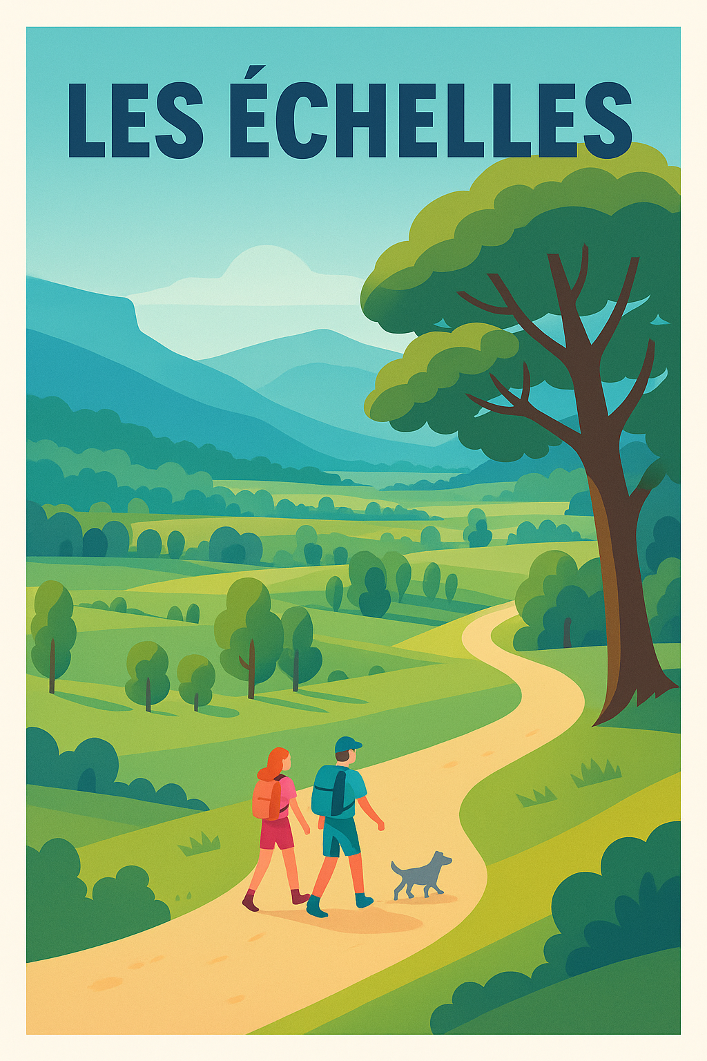 Affiche de Les Échelles - Promenade nature au cœur des paysages apaisants