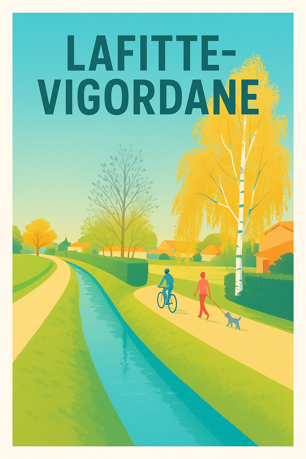 Affiche de Lafitte-Vigordane - Promenade bucolique au fil de l'eau