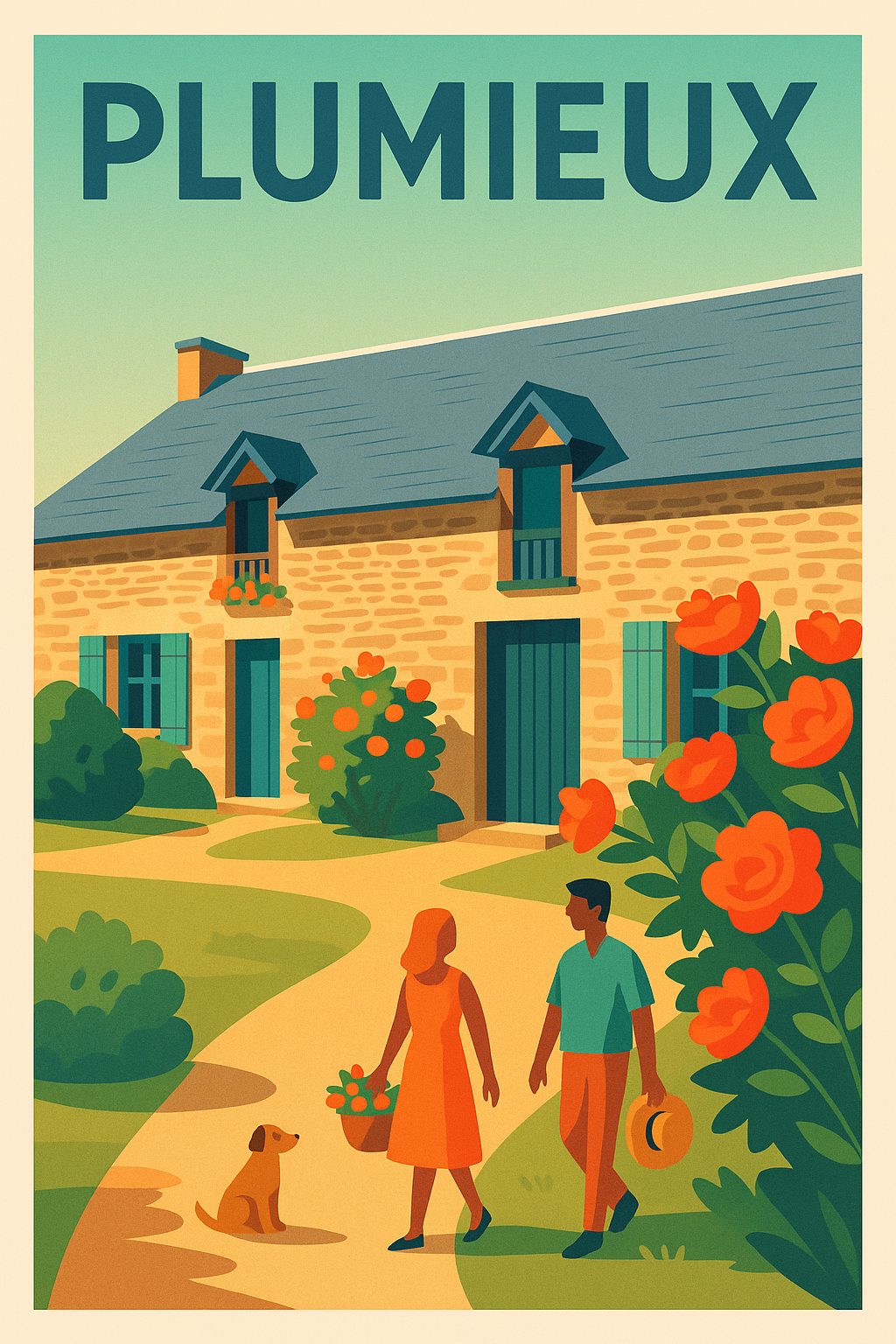 Affiche de Plumieux - Charmante balade au cœur de la campagne bretonne
