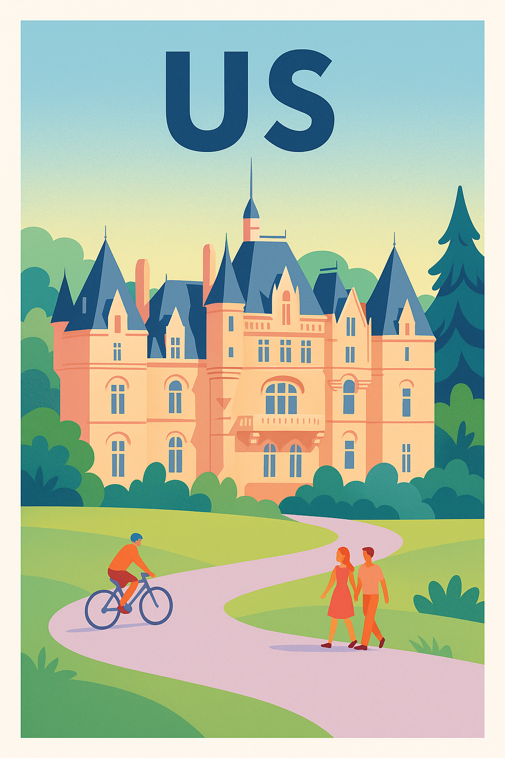 Affiche de Us - Charme et élégance au cœur du domaine