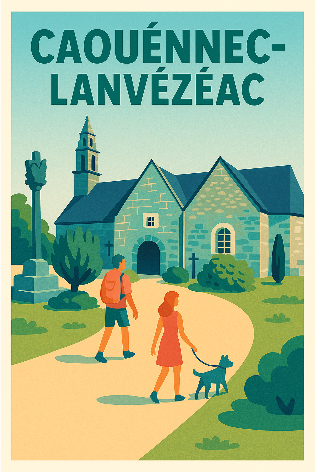 Affiche de Caouënnec-Lanvézéac - Un charme breton authentique à portée de main