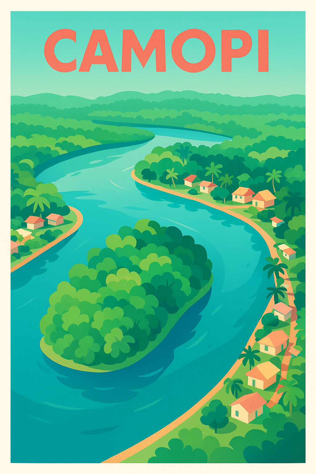 Affiche de Camopi - Évasion au cœur de la nature amazonienne