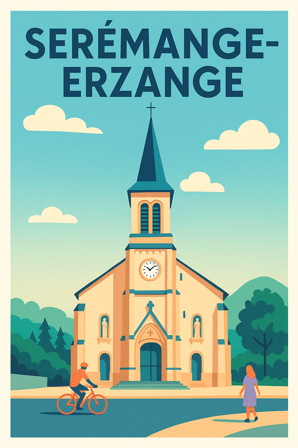 Affiche de Serémange-Erzange - Charme et sérénité au cœur de la Lorraine