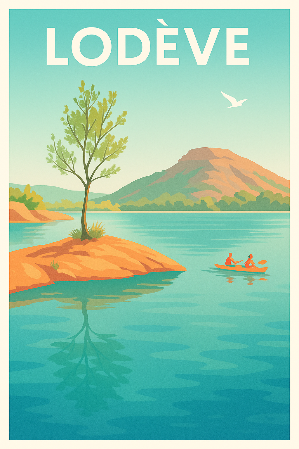 Affiche de Lodève - Sérénité au fil de l'eau