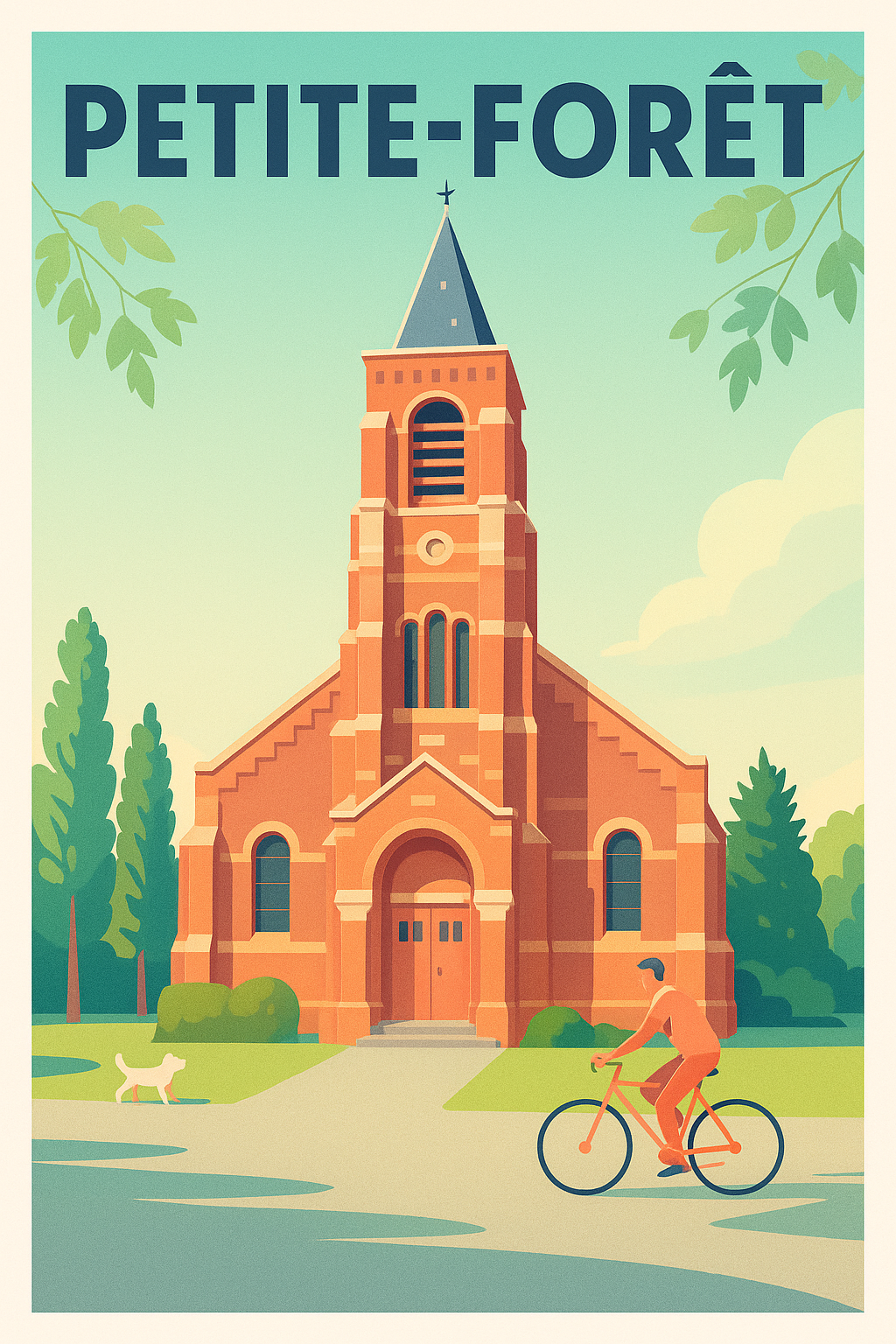 Affiche de Petite-Forêt - L'élégance tranquille d'un patrimoine local