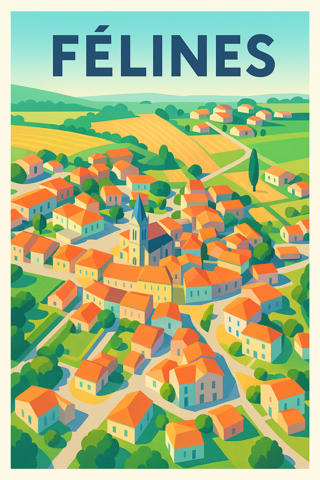 Affiche de Félines - Charme bucolique au cœur de la campagne