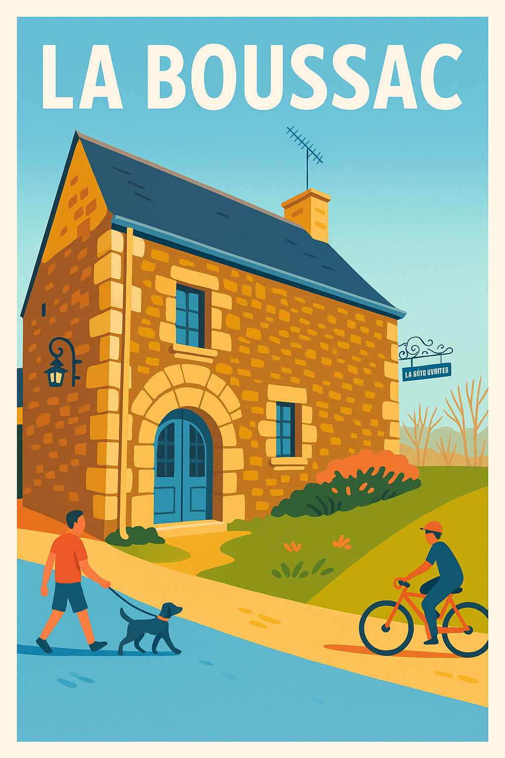 Affiche de La Boussac - Charme et Sérénité au Cœur du Village