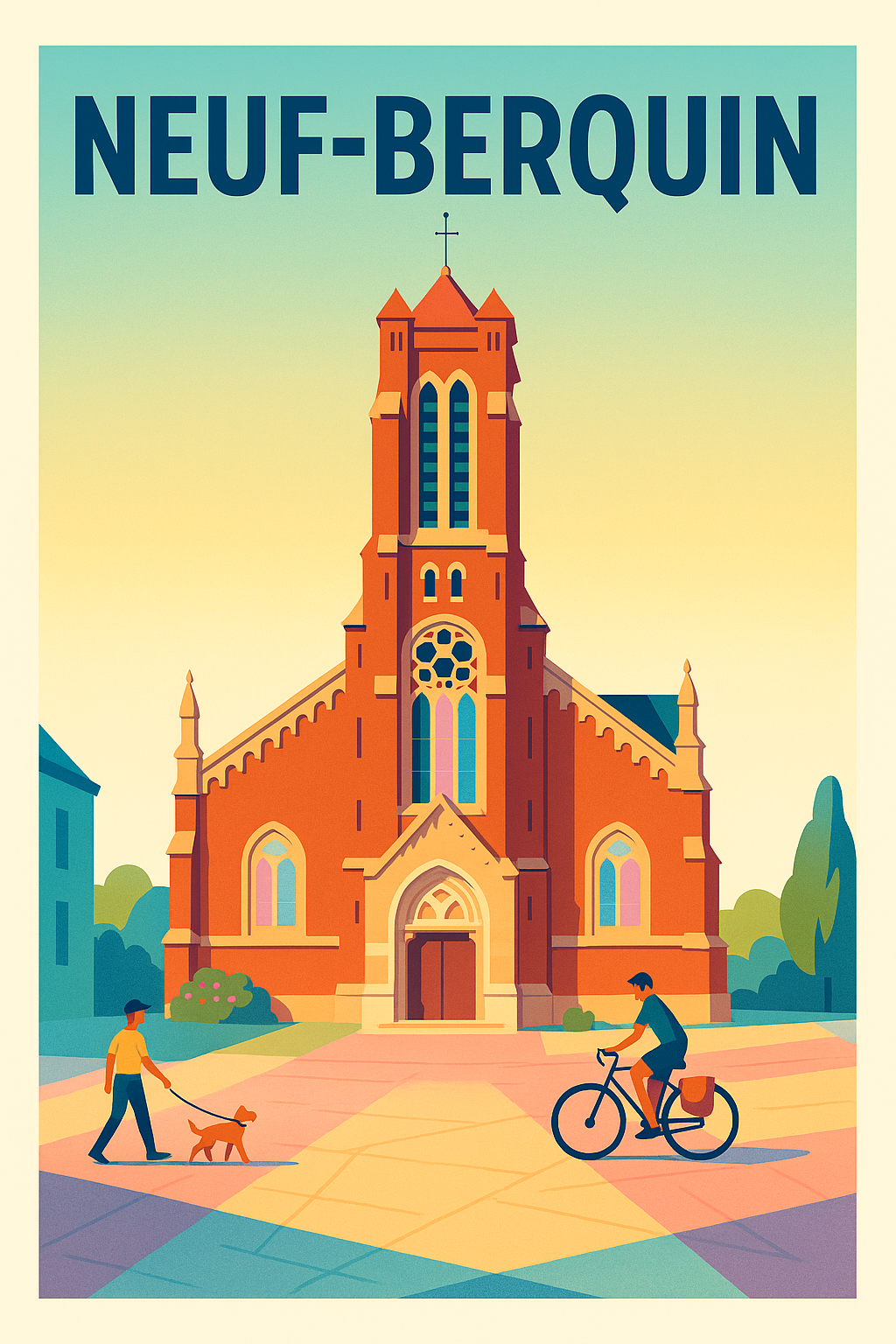 Affiche de Neuf-Berquin - Charme et Sérénité du Nord