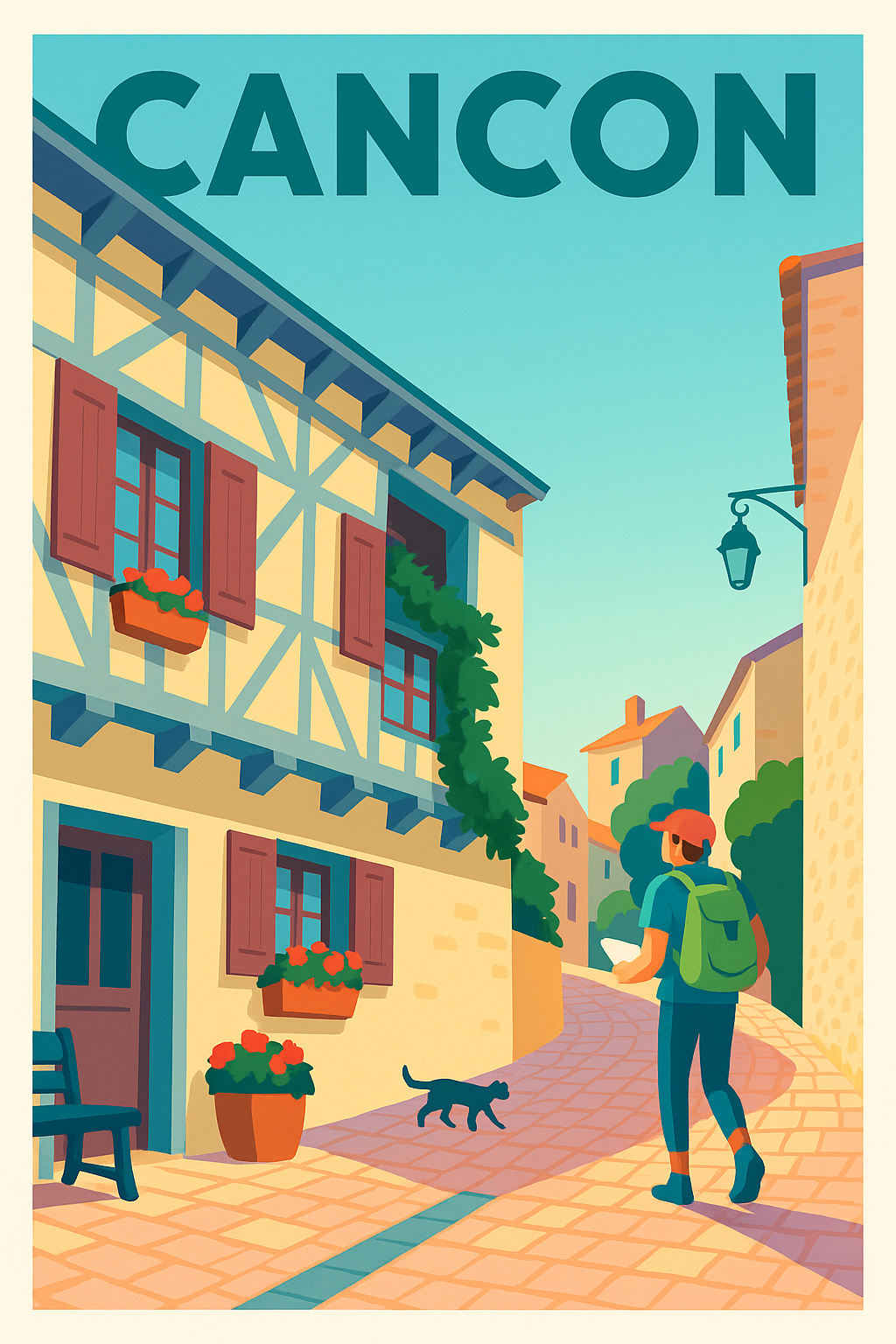 Affiche de Cancon - Promenade pittoresque au cœur du village