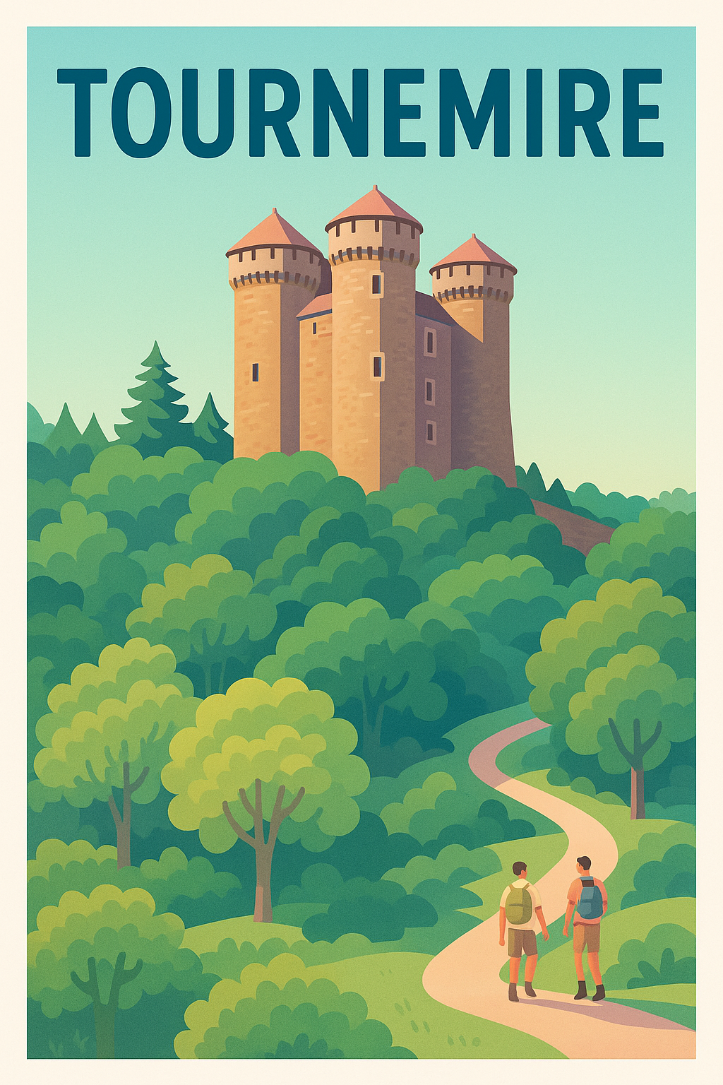 Affiche de Tournemire - Évasion au Château Médiéval