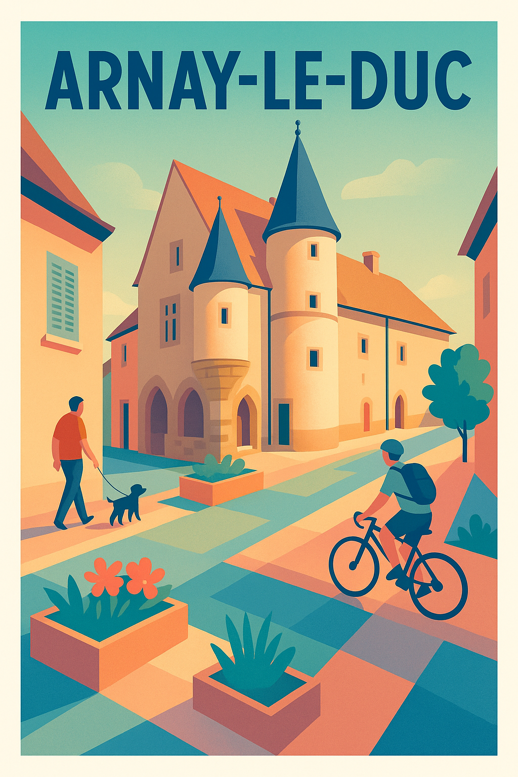 Affiche de Arnay-le-Duc - Charme et douceur de vie en Bourgogne