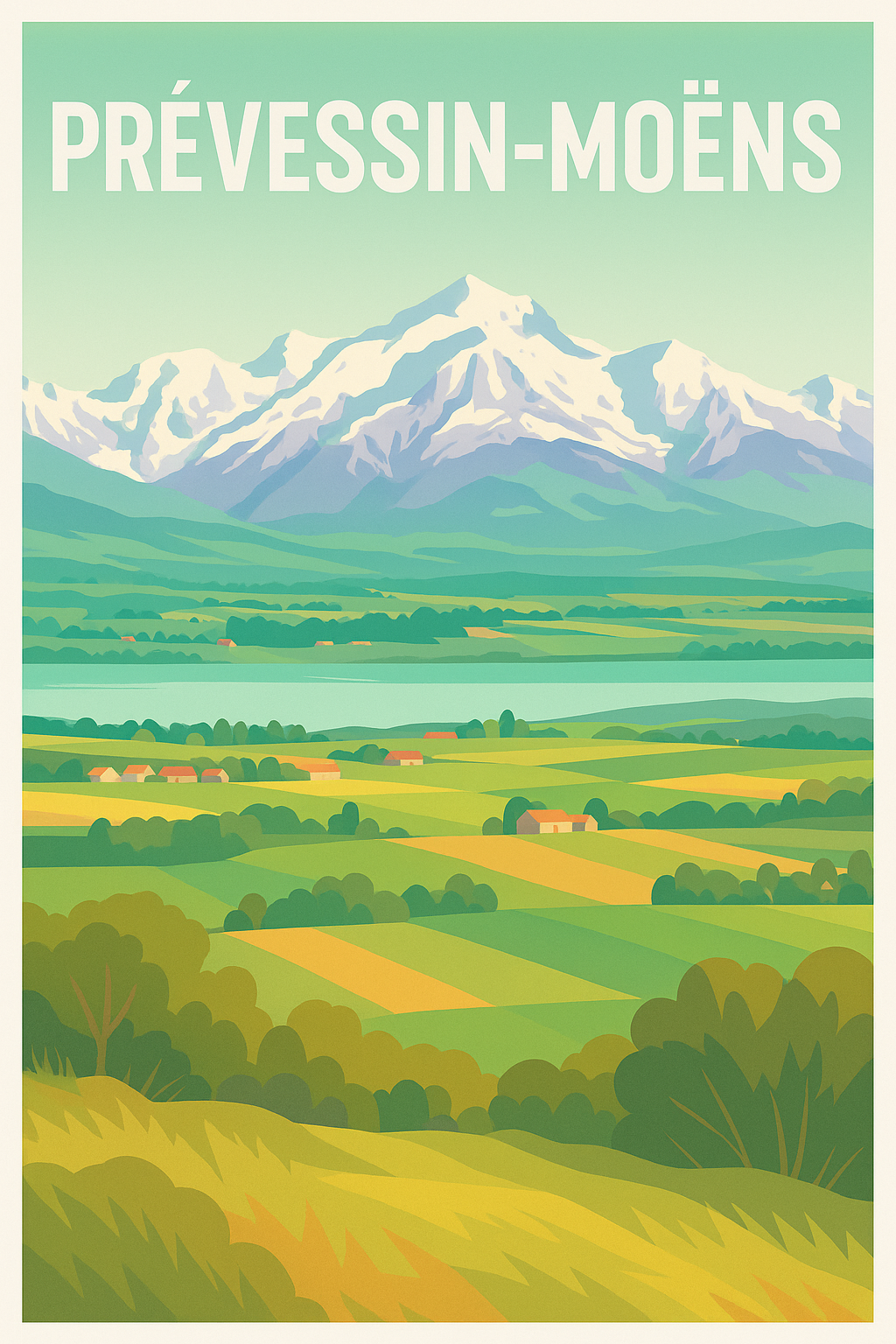 Affiche de Prévessin-Moëns - Évasion bucolique aux pieds des montagnes