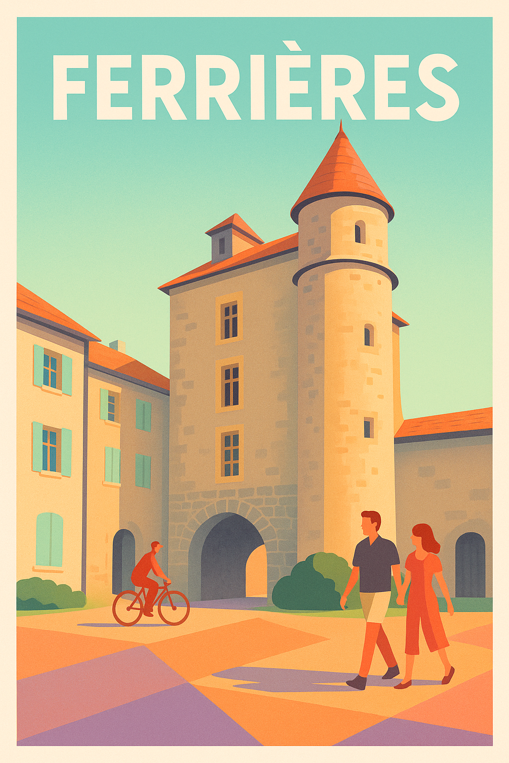 Affiche de Ferrières - Charme d'une porte historique