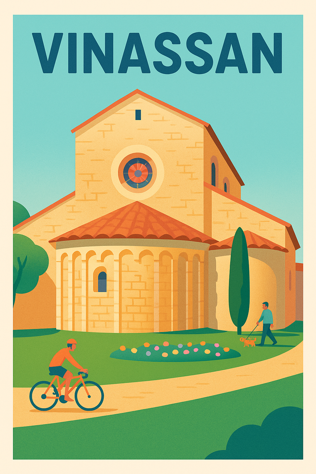 Affiche de Vinassan - Charme et sérénité au cœur du village