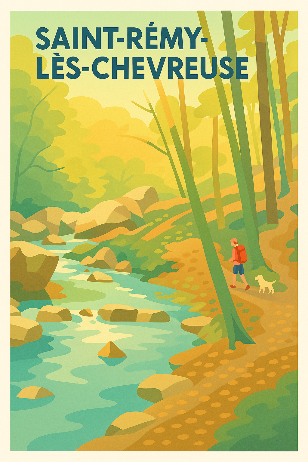 Affiche de Saint-Rémy-lès-Chevreuse - Évasion nature au cœur de la vallée