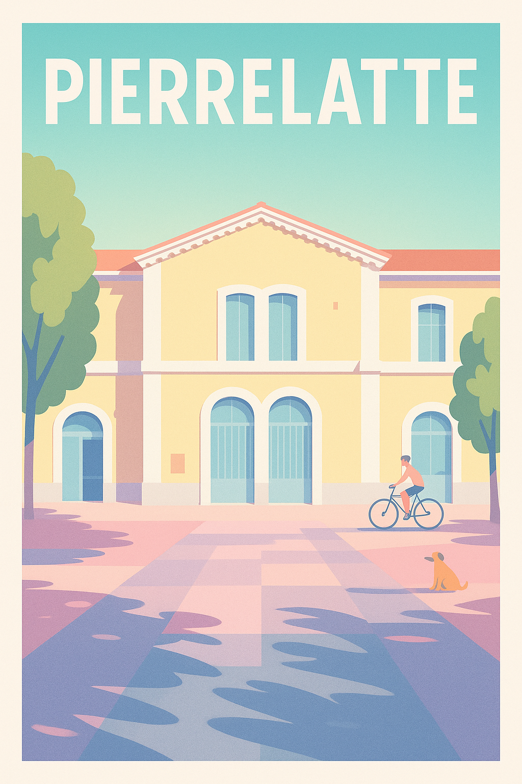 Affiche de Pierrelatte - Une balade ensoleillée au cœur de la ville
