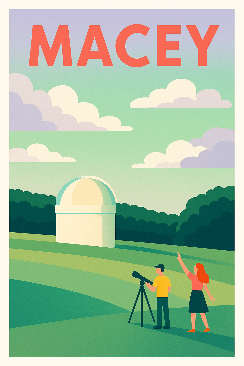 Affiche de Macey - L'observatoire au cœur de la nature