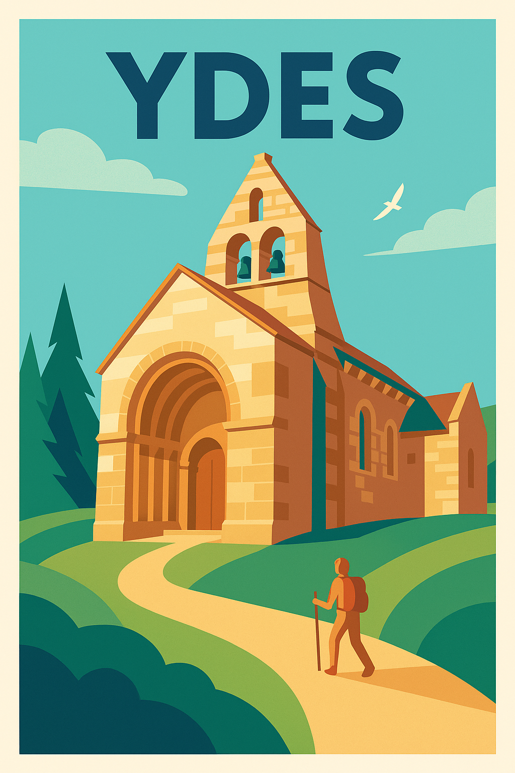 Affiche de Ydes - Une escapade au cœur de la nature et du patrimoine