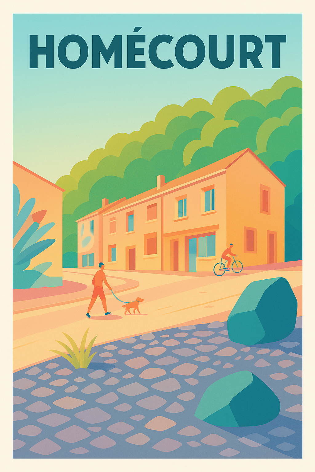 Affiche de Homécourt - Sérénité au cœur du village