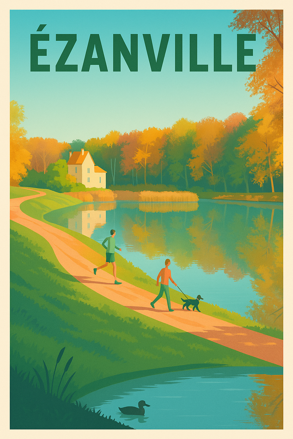 Affiche de Ézanville - Balade bucolique au bord de l'eau