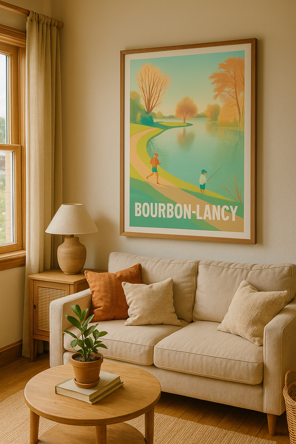 Mise en situation Affiche de Bourbon-Lancy - Sérénité au fil de l'eau