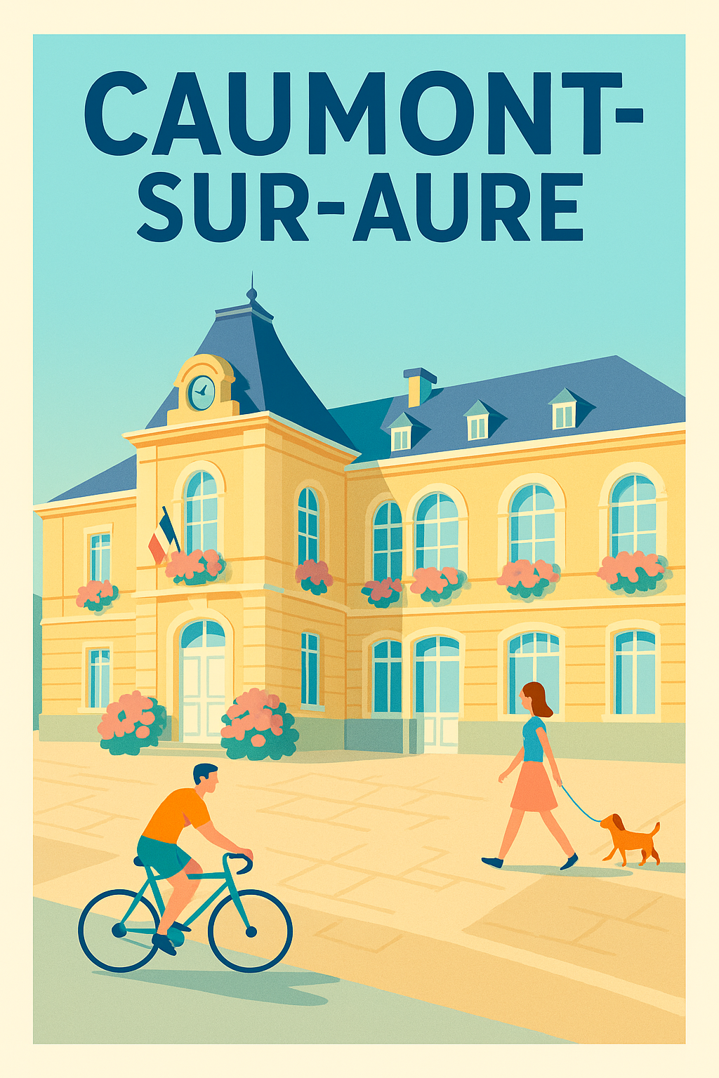 Affiche de Caumont-sur-Aure - Charme et douceur de vie normande