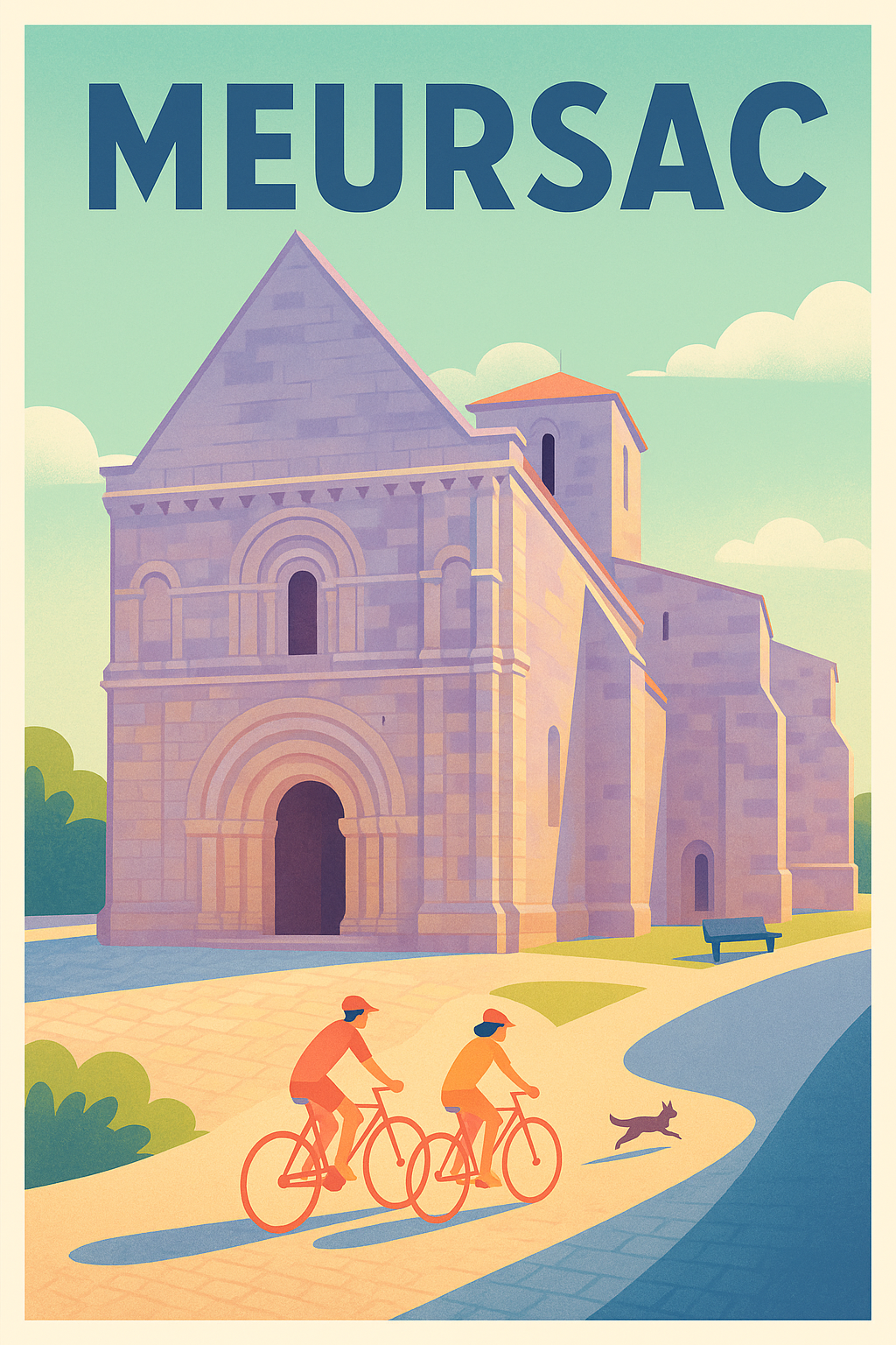 Affiche de Meursac - Découvrez le charme historique en balade