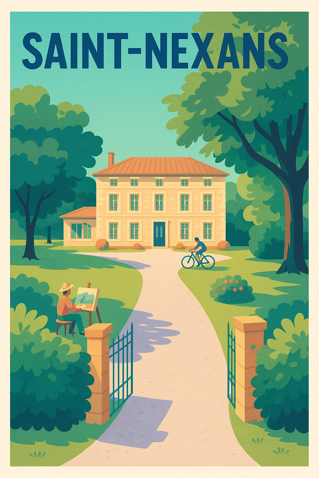 Affiche de Saint-Nexans - Charme bucolique et sérénité