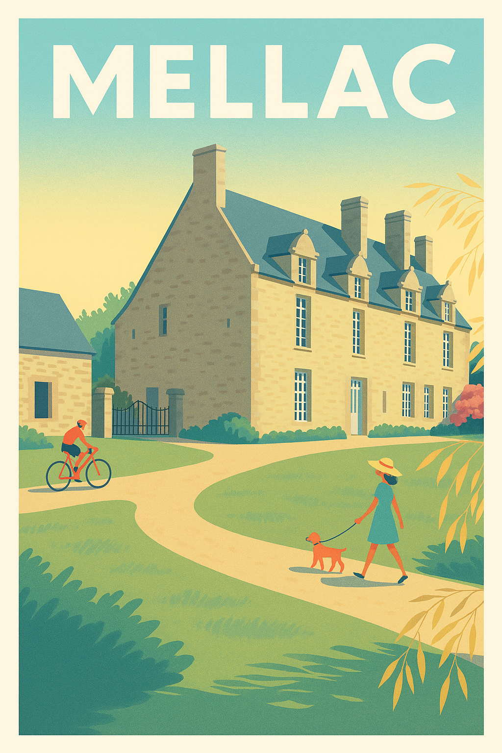 Affiche de Mellac - Sérénité et charme campagnard