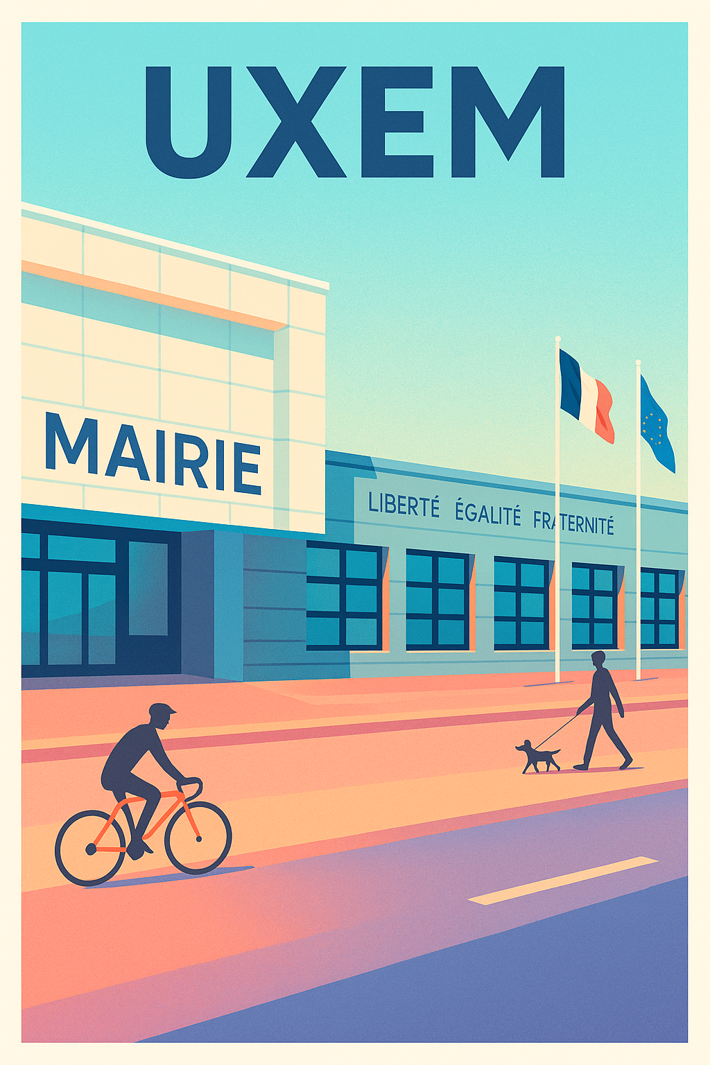 Affiche de Uxem - Charme et quiétude au coeur de la vie locale