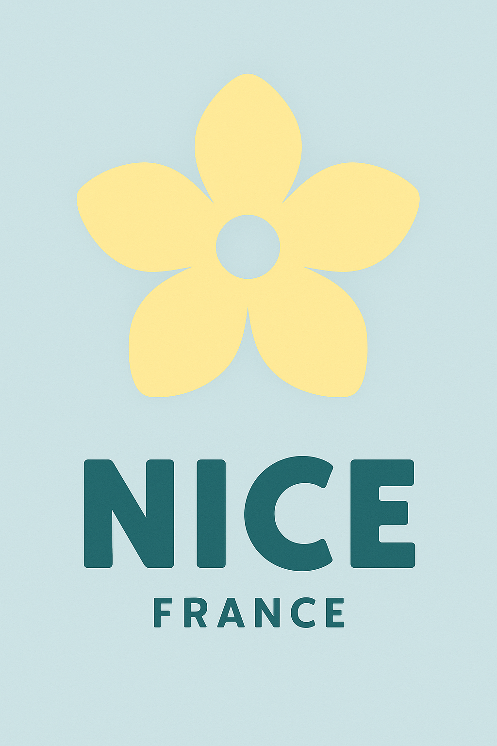 Affiche de Nice - Élégance et simplicité en Côte d'Azur