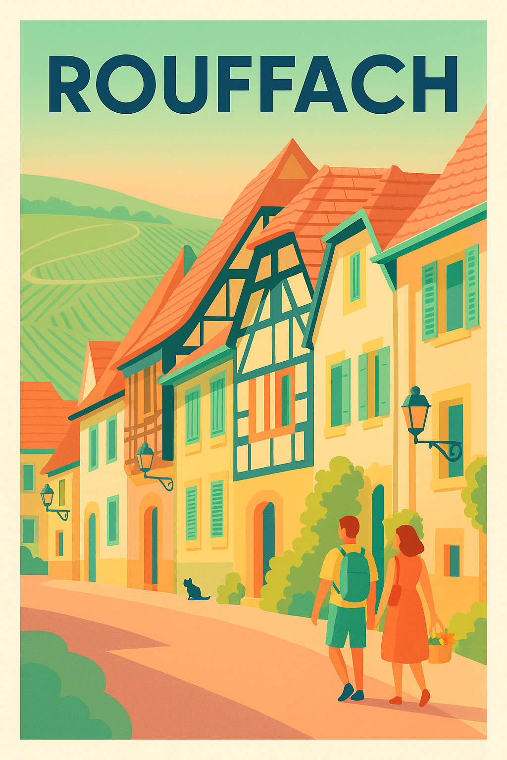 Affiche de Rouffach - Charme et authenticité au cœur de l'Alsace
