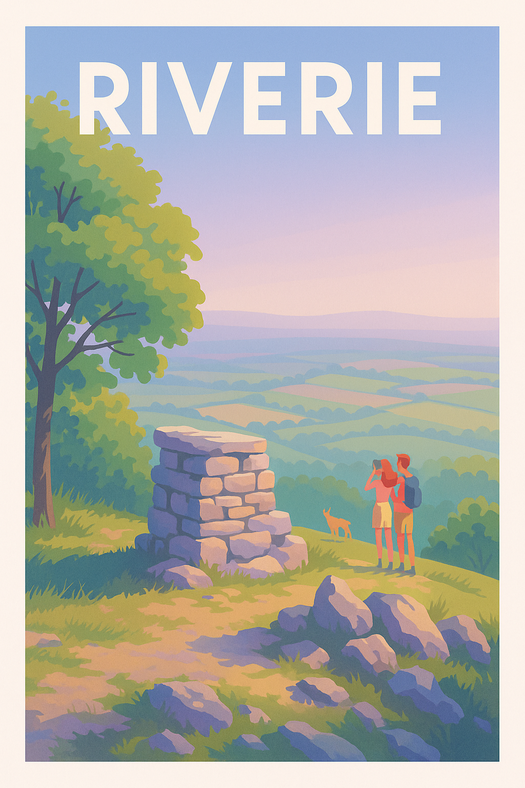 Affiche de Riviere - Évasion et nature préservée